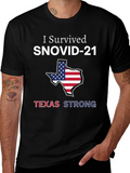 I Survived SNOVID-21 Texas Strong T-Shirt
