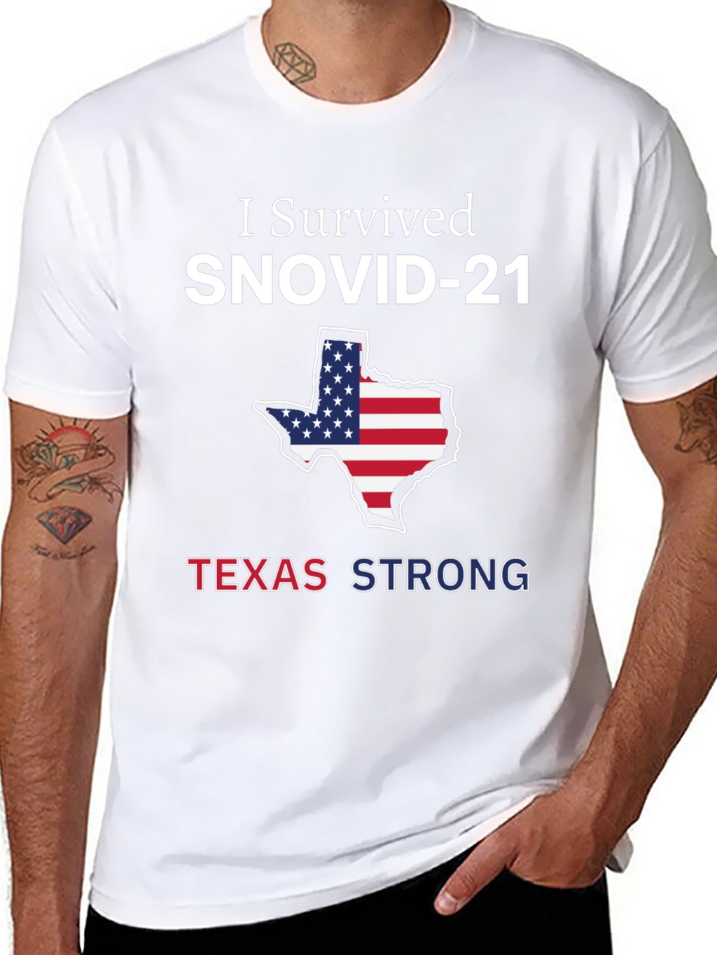 I Survived SNOVID-21 Texas Strong T-Shirt