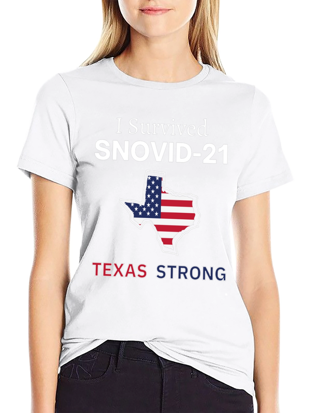 I Survived SNOVID-21 Texas Strong T-Shirt