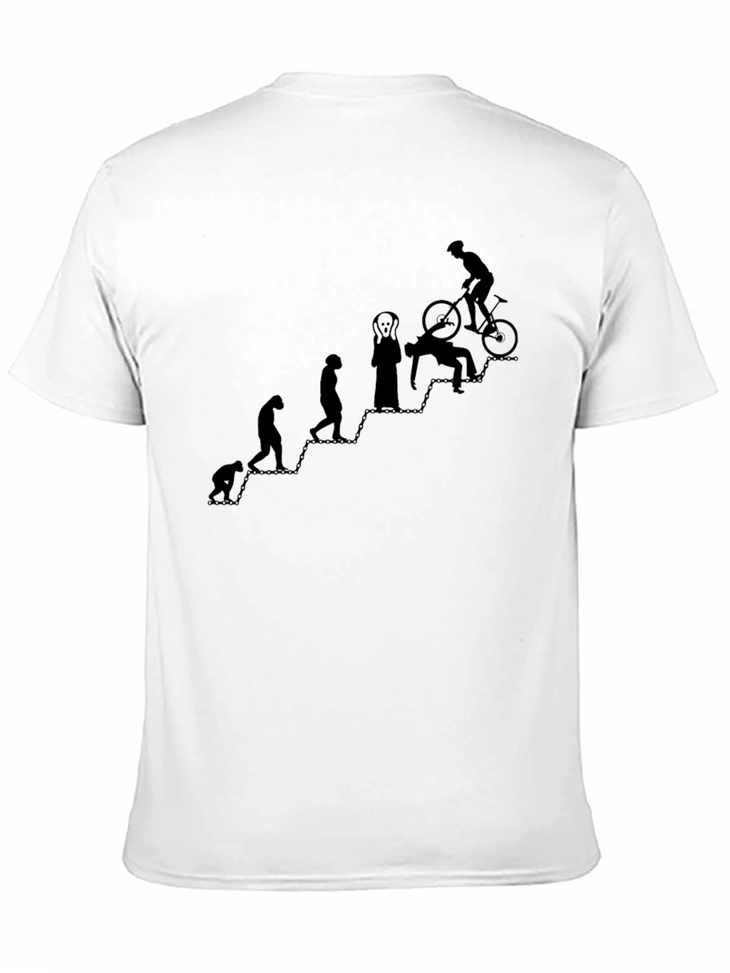 Evolution of a Biker T-Shirt - Funny Graphic Tee