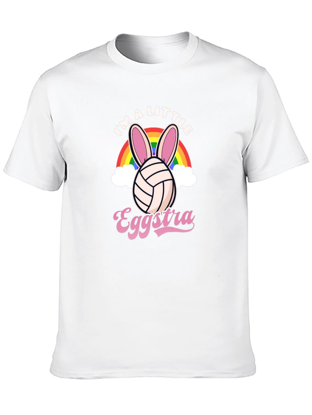 Eggstra Little Volleyball Bunny Easter T-Shirt