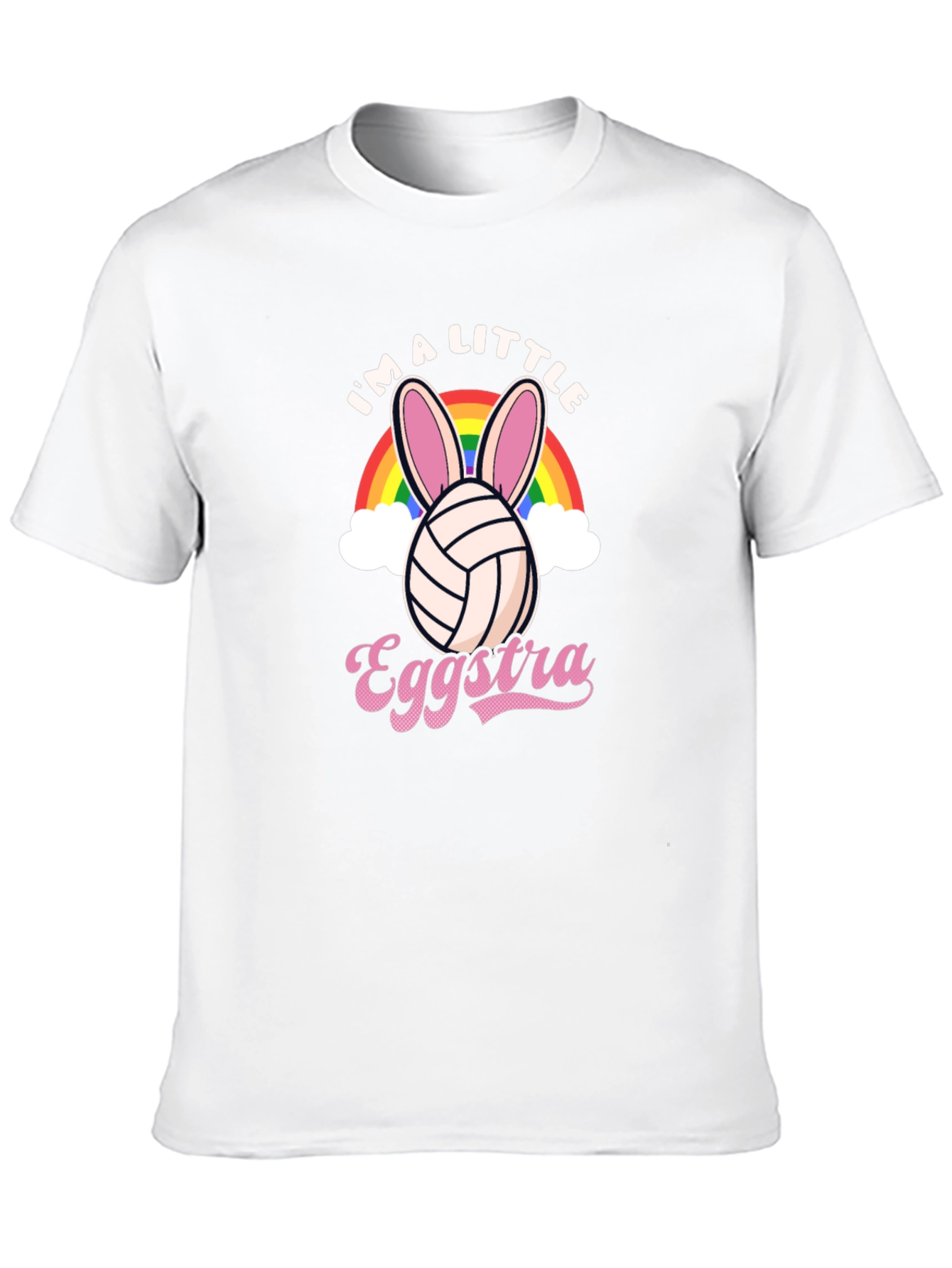Eggstra Little Volleyball Bunny Easter T-Shirt