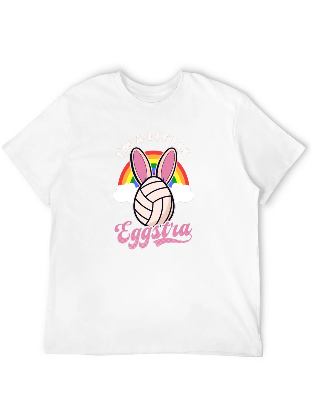Eggstra Little Volleyball Bunny Easter T-Shirt