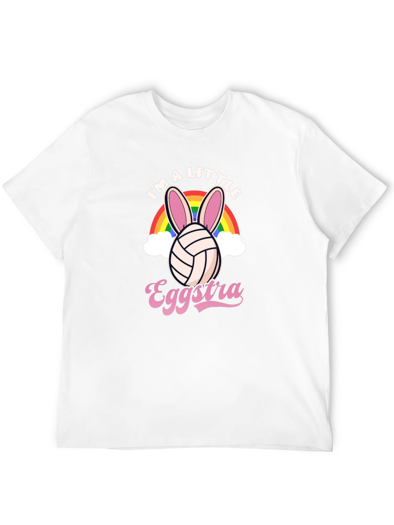Eggstra Little Volleyball Bunny Easter T-Shirt