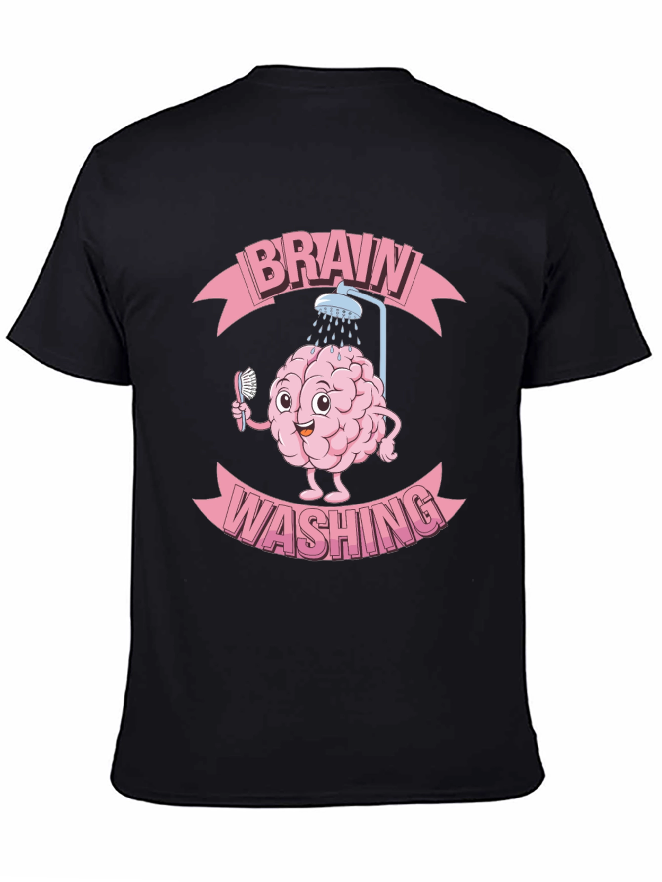 Brain Washing Funny T-Shirt - Unique Graphic Tee
