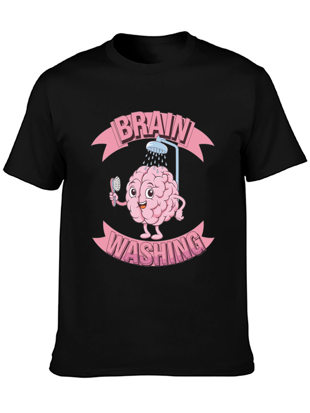 Brain Washing Funny T-Shirt - Unique Graphic Tee