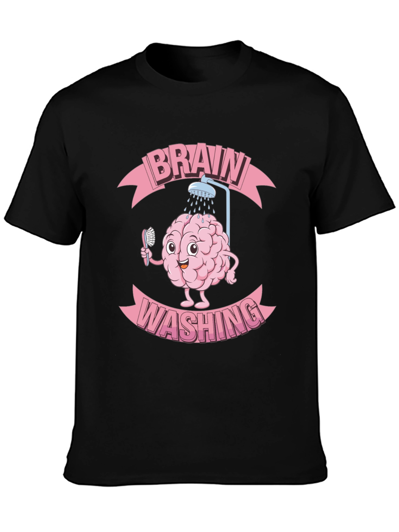 Brain Washing Funny T-Shirt - Unique Graphic Tee