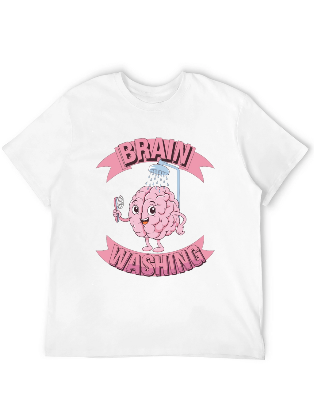 Brain Washing Funny T-Shirt - Unique Graphic Tee