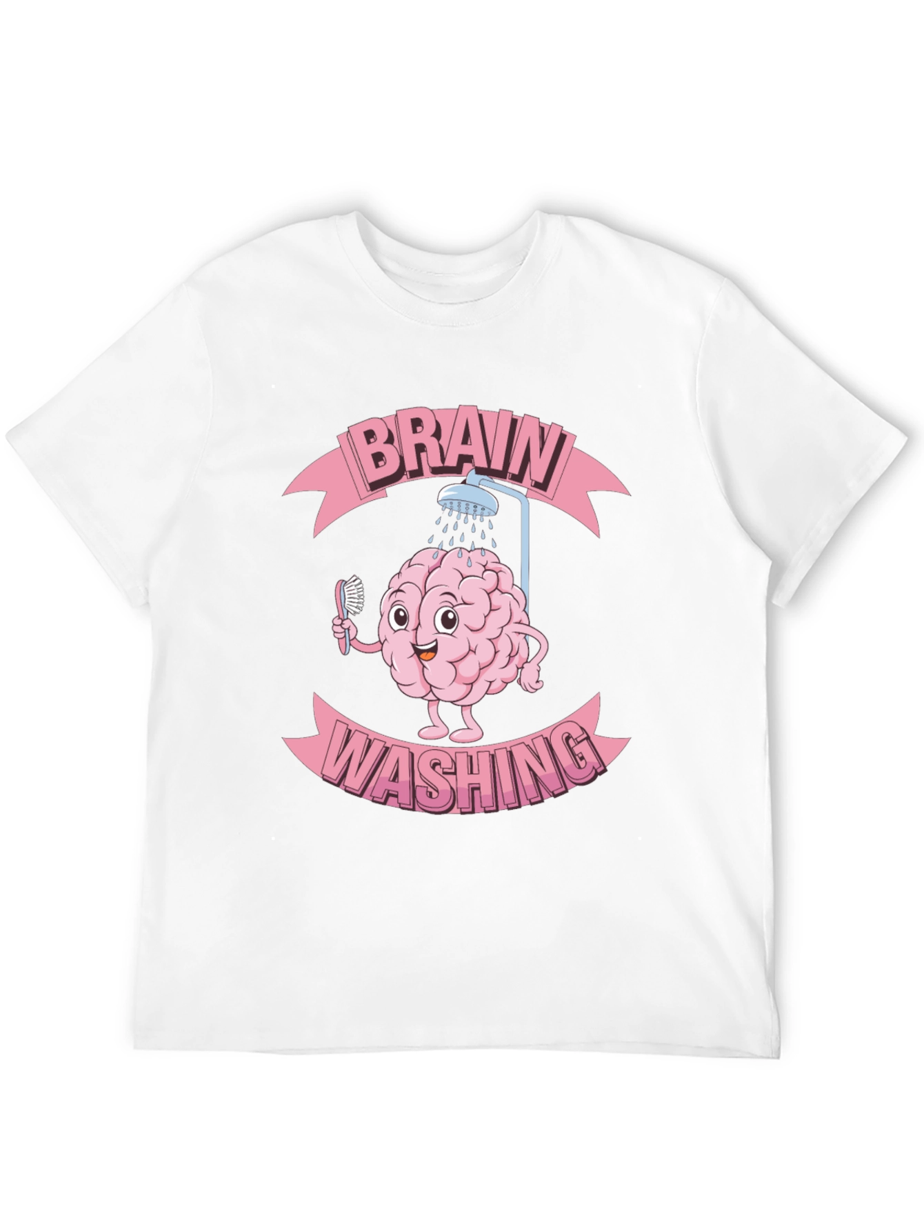 Brain Washing Funny T-Shirt - Unique Graphic Tee