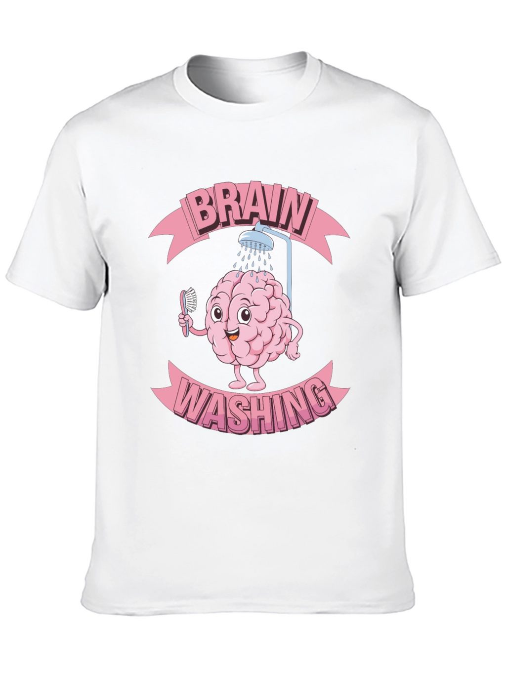 Brain Washing Funny T-Shirt - Unique Graphic Tee