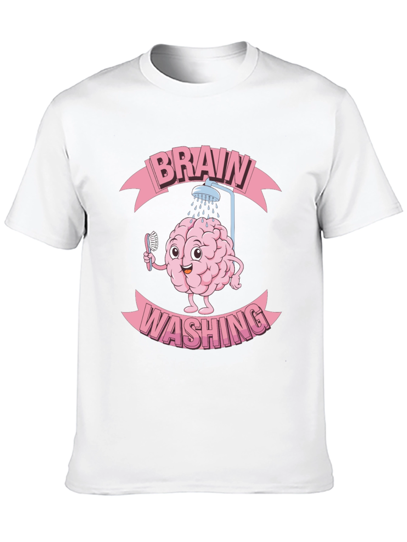 Brain Washing Funny T-Shirt - Unique Graphic Tee