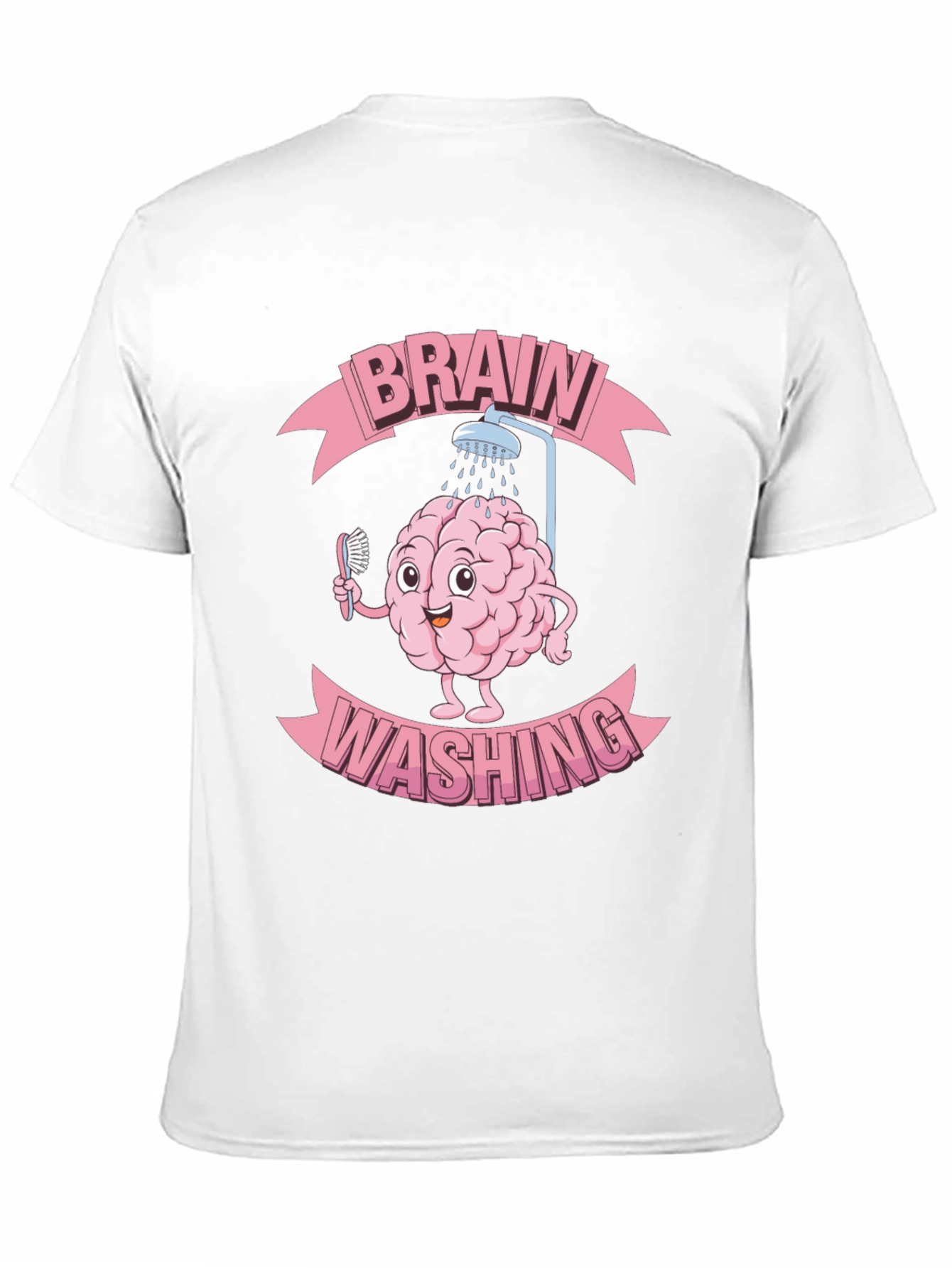 Brain Washing Funny T-Shirt - Unique Graphic Tee