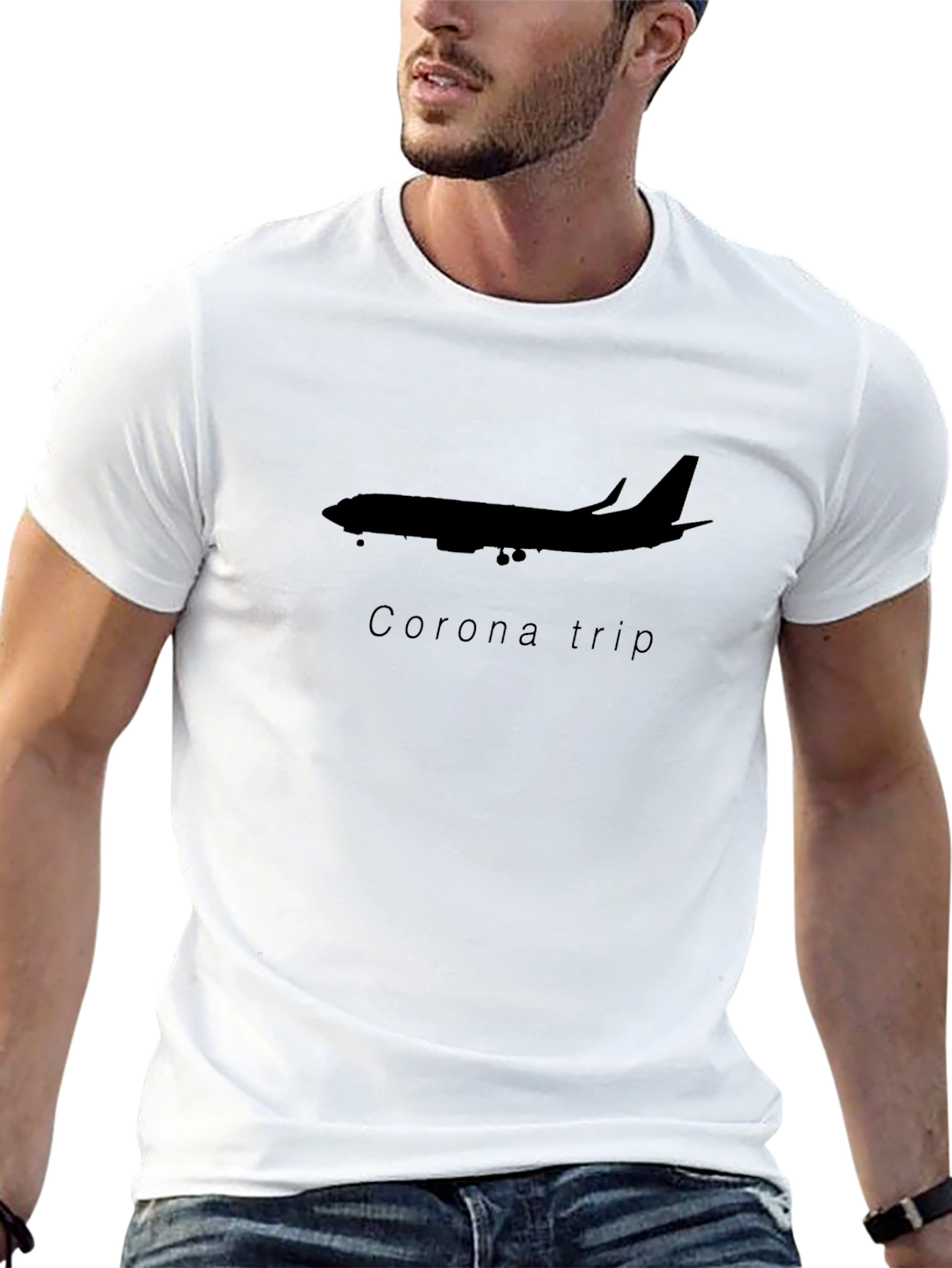Corona Trip Black T-Shirt