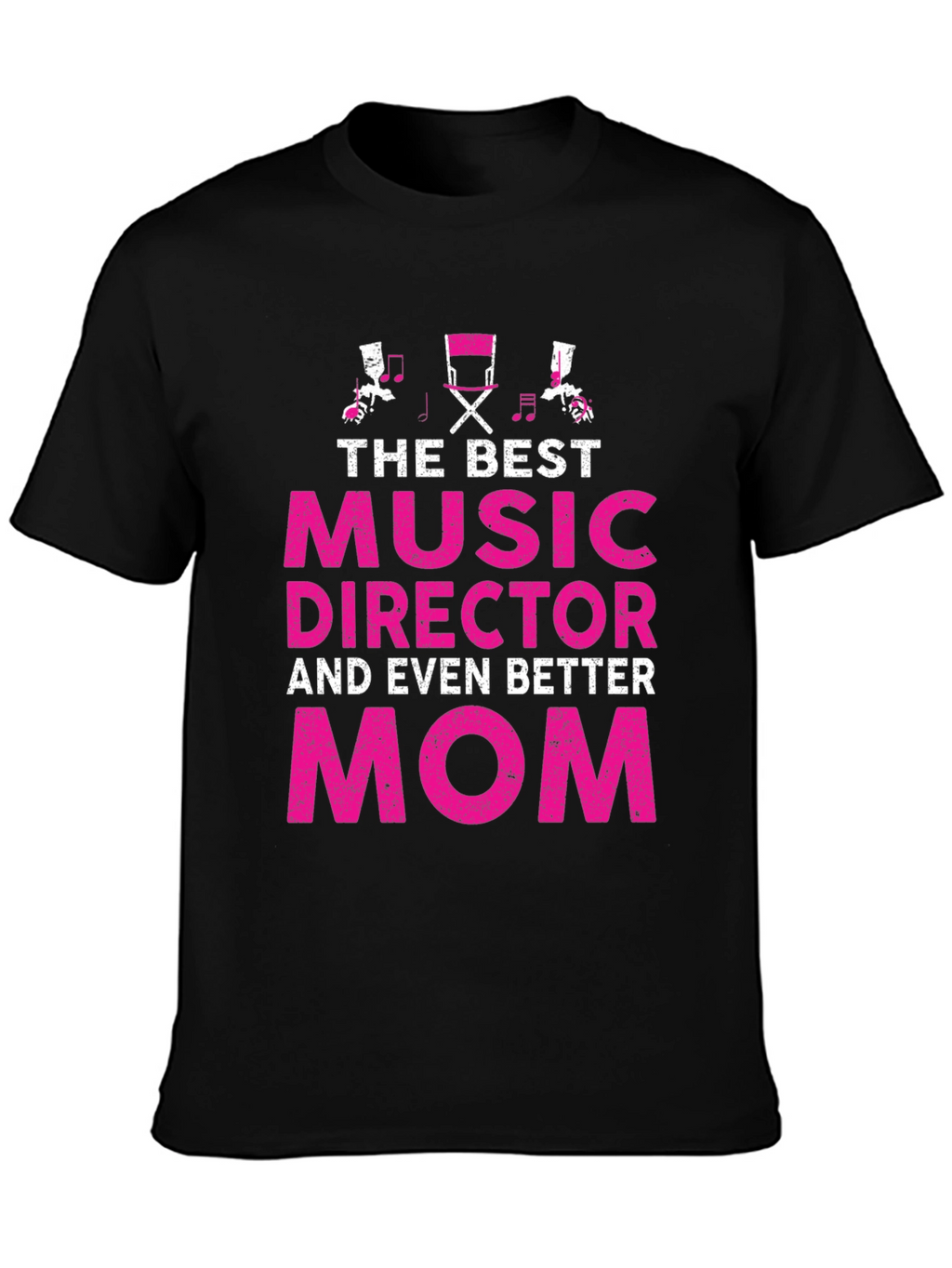 Best Music Director Mom T-Shirt - Black