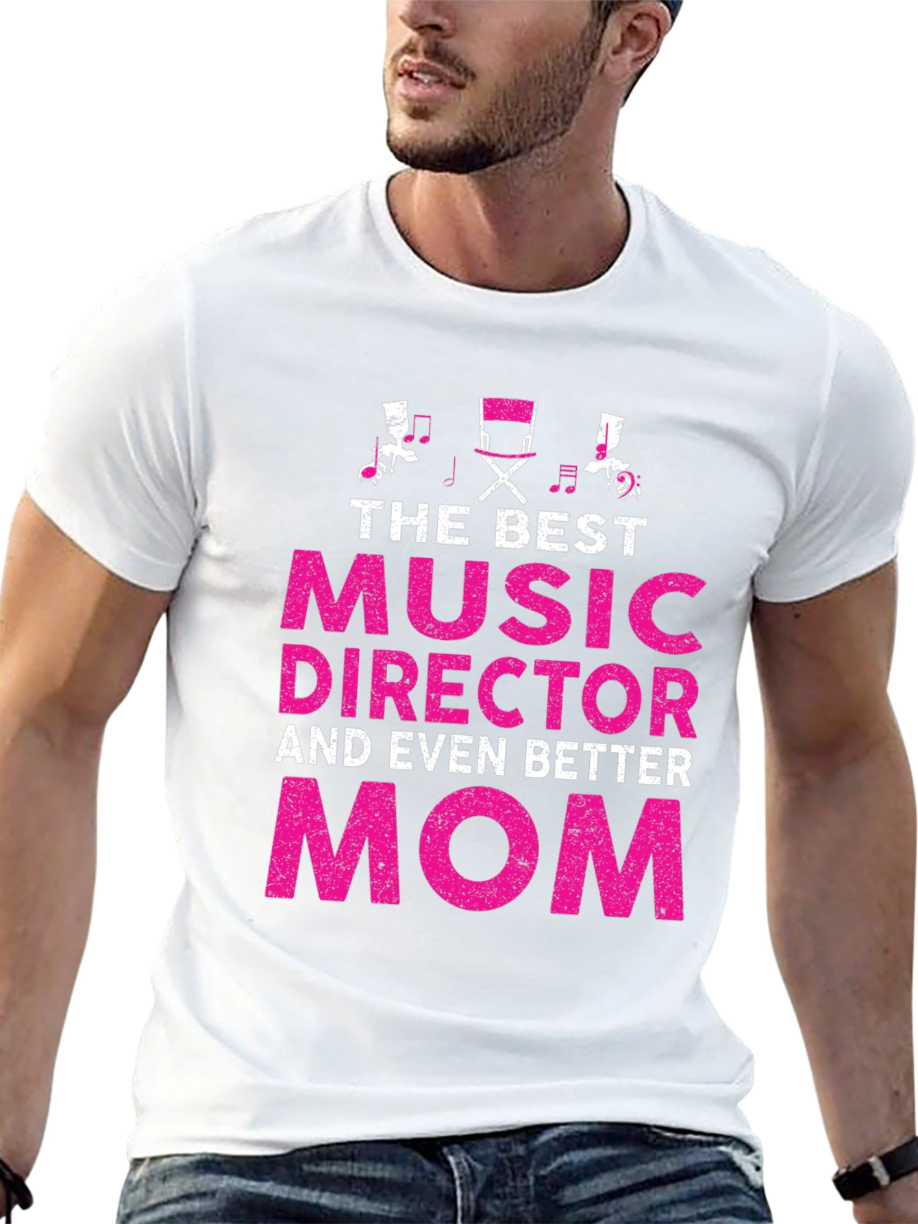 Best Music Director Mom T-Shirt - Black