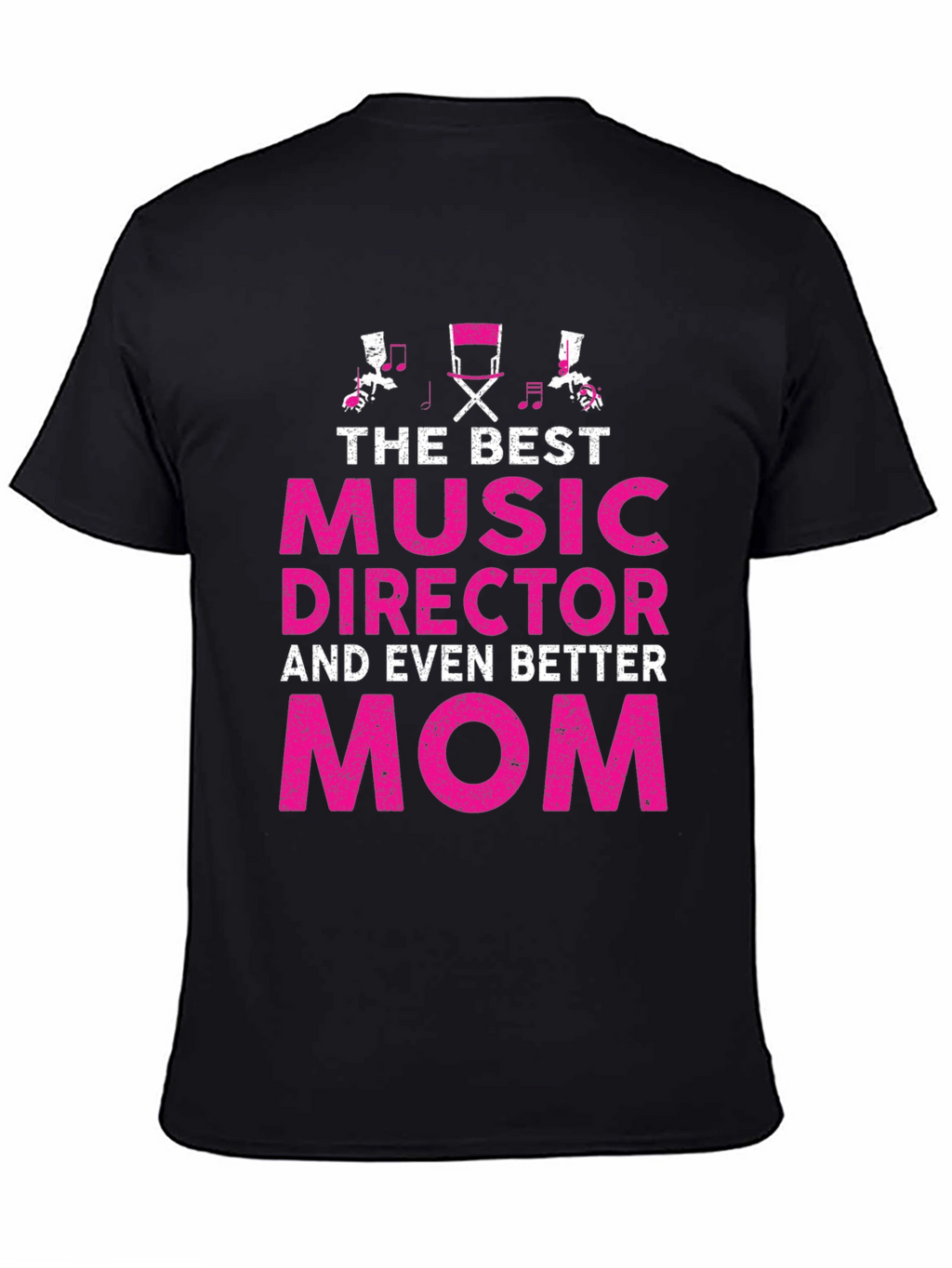 Best Music Director Mom T-Shirt - Black