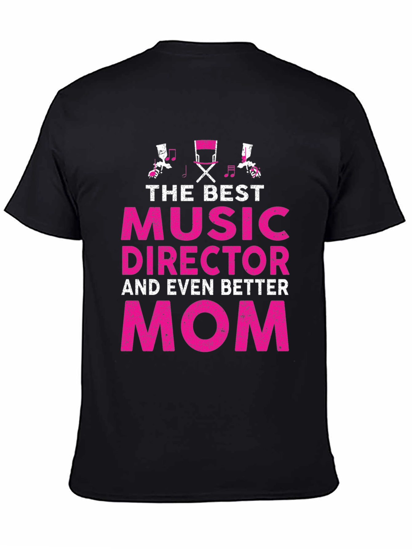 Best Music Director Mom T-Shirt - Black