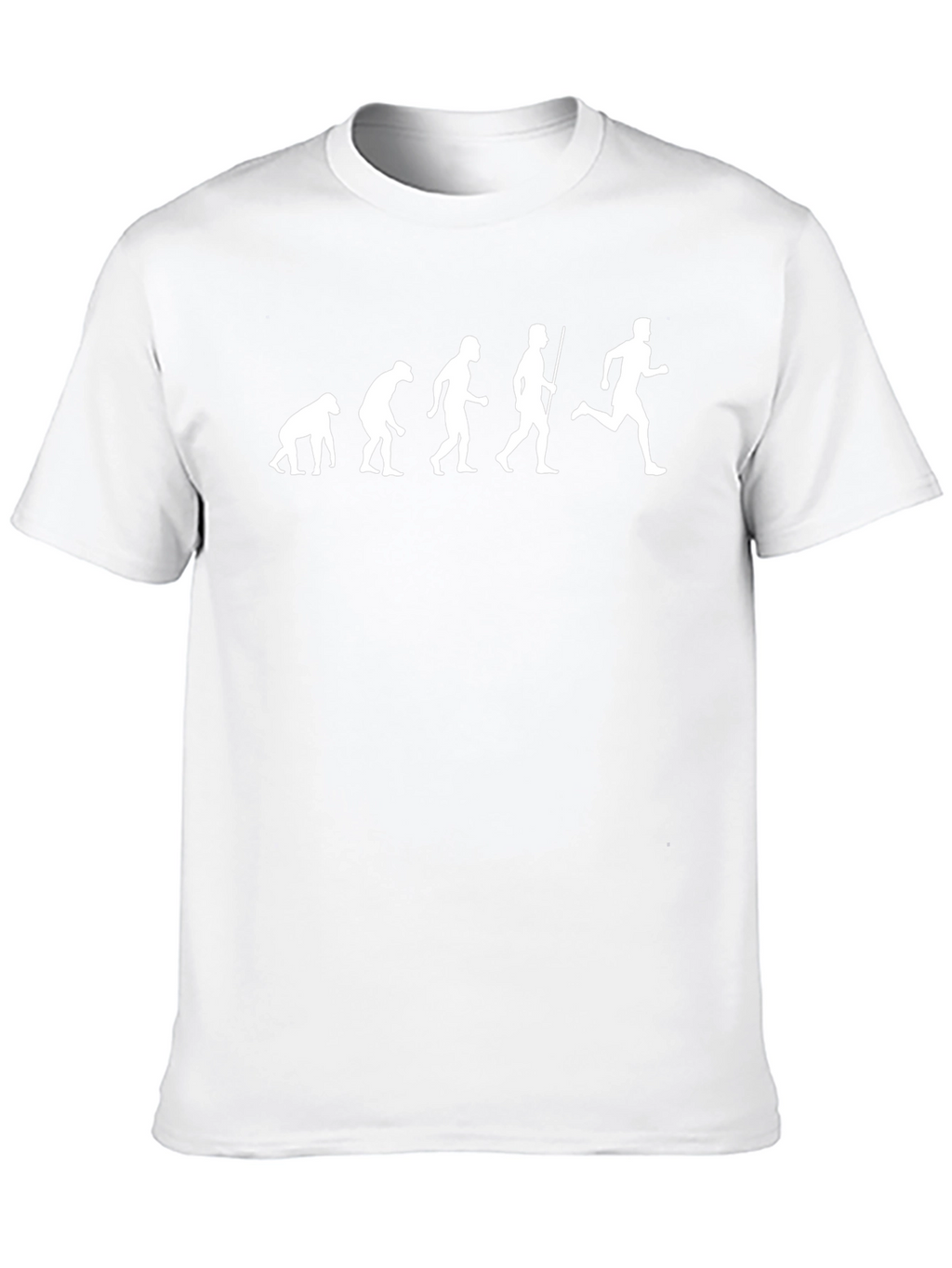 Evolution of Running Black T-Shirt
