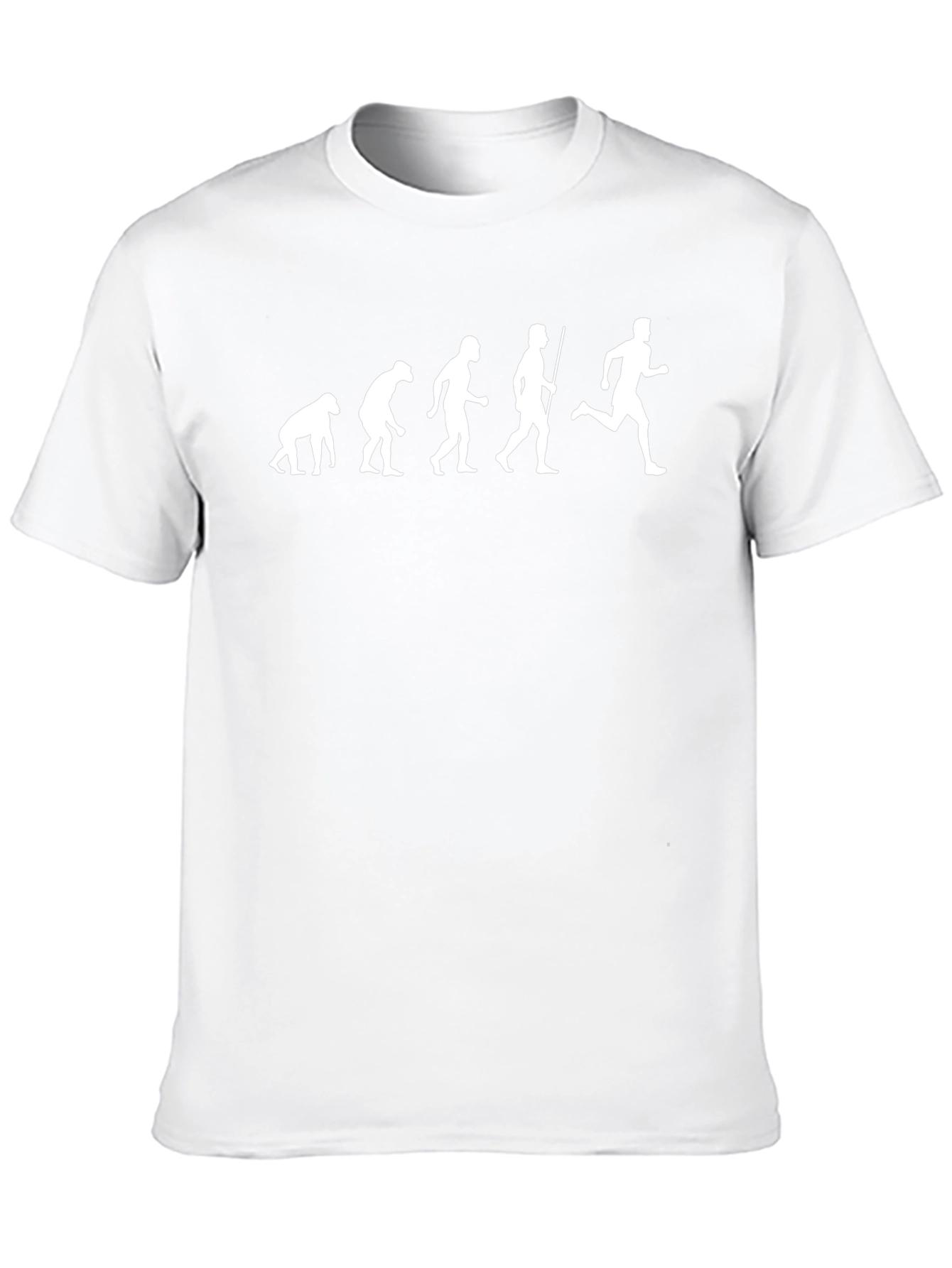 Evolution of Running Black T-Shirt
