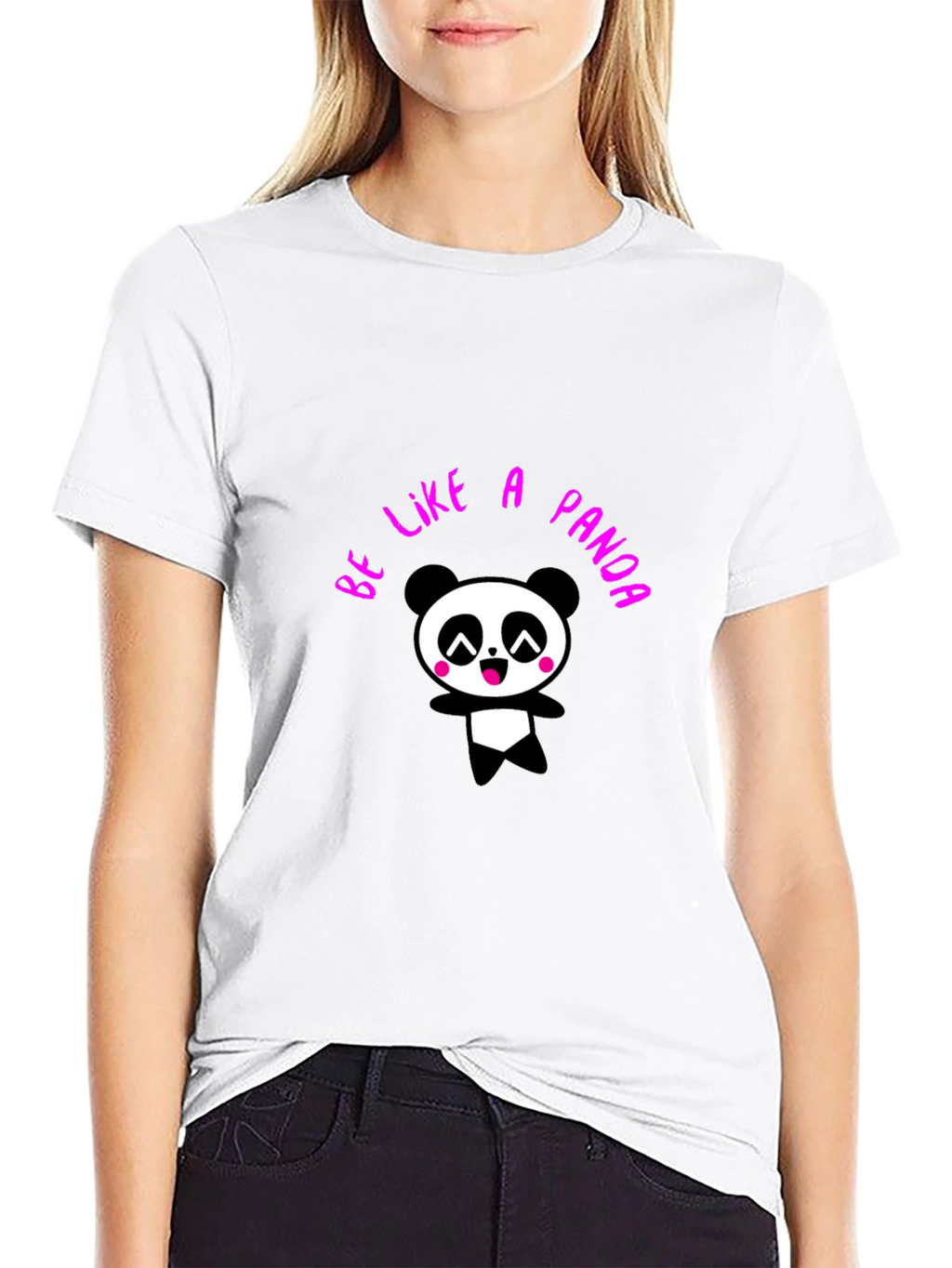 Be Like a Panda T-Shirt - Cute Graphic Tee
