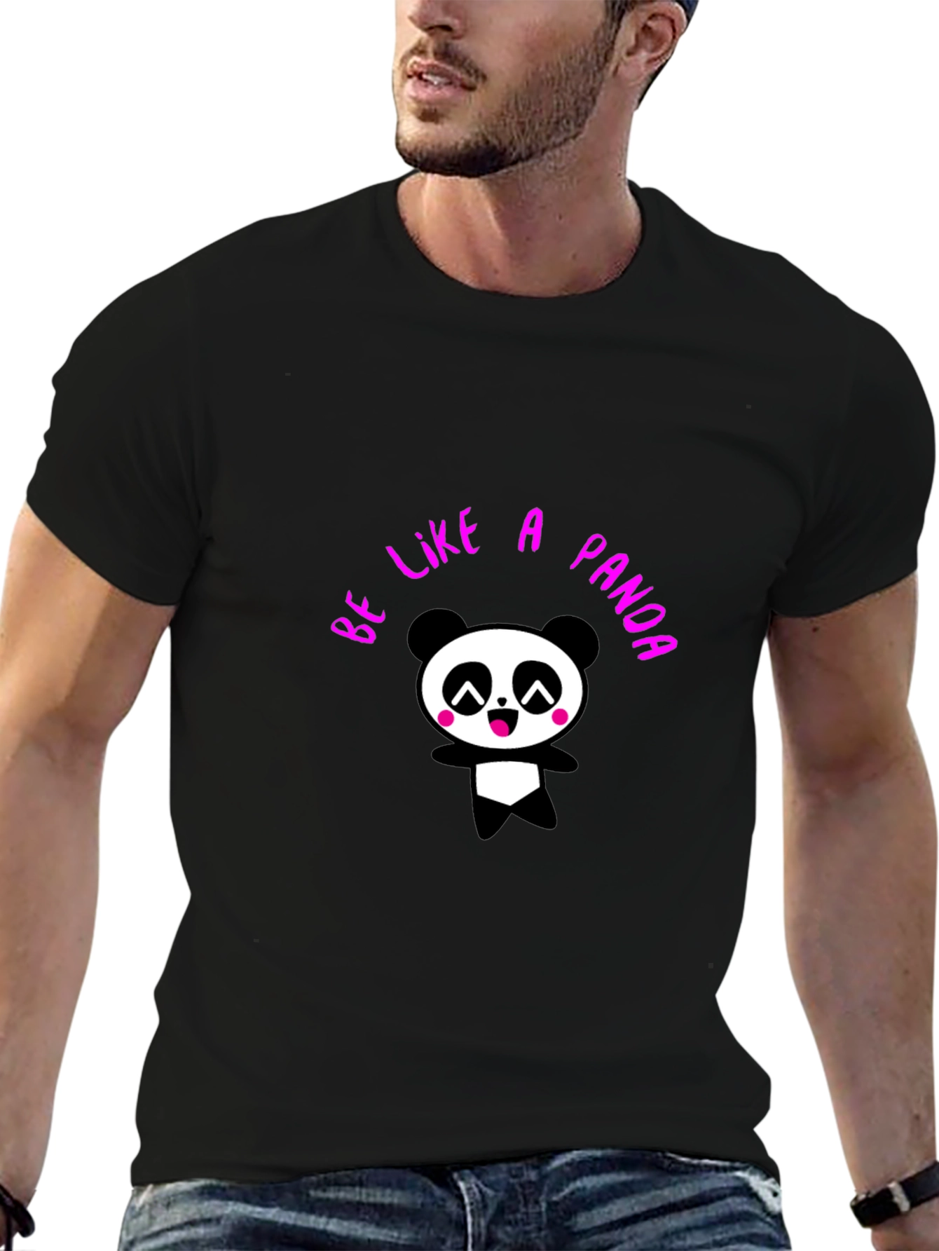 Be Like a Panda T-Shirt - Cute Graphic Tee