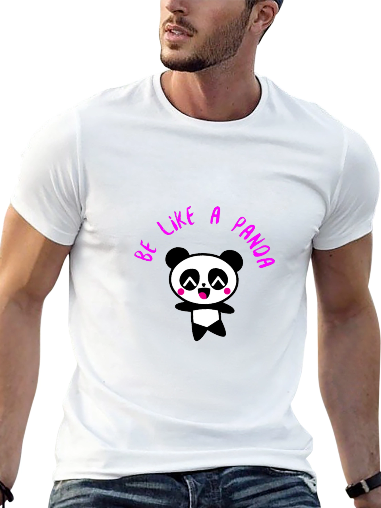 Be Like a Panda T-Shirt - Cute Graphic Tee