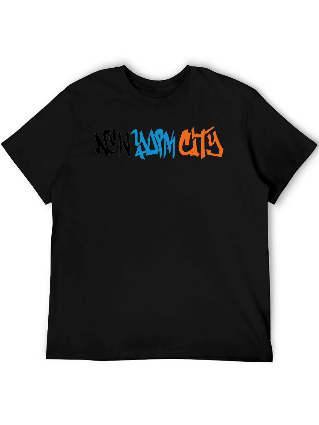 New York City Graffiti Graphic Tee - Black