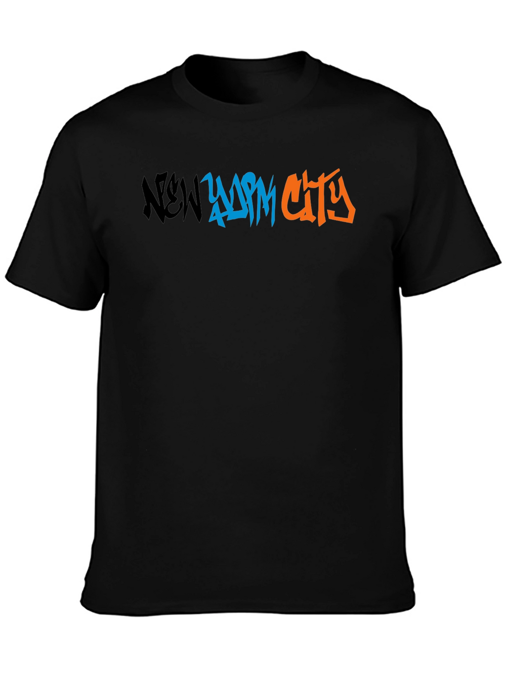 New York City Graffiti Graphic Tee - Black