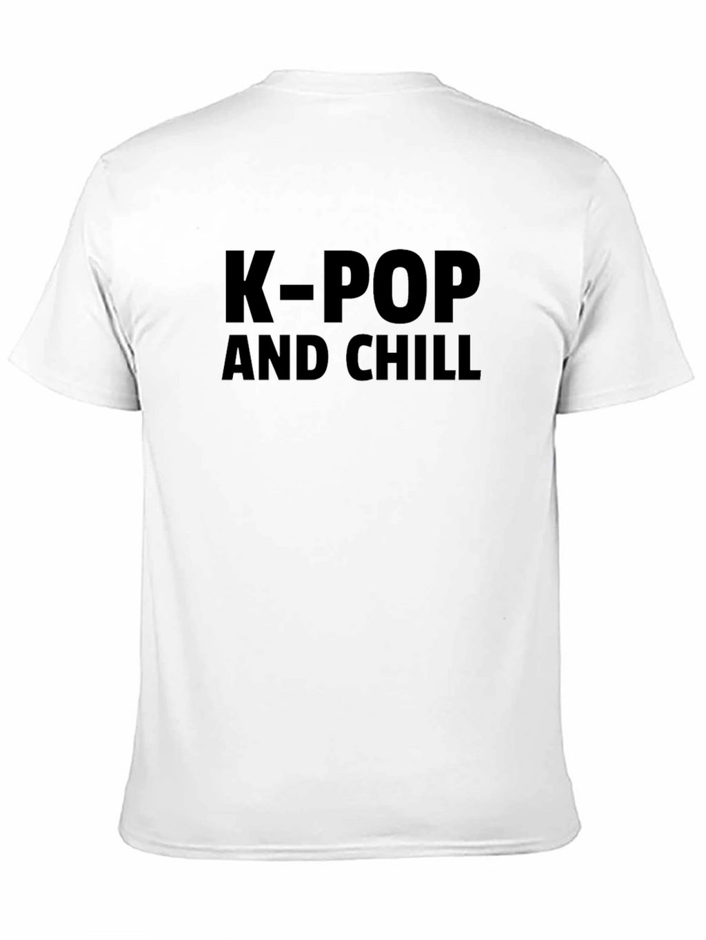 K-Pop and Chill Black T-Shirt - Casual Style