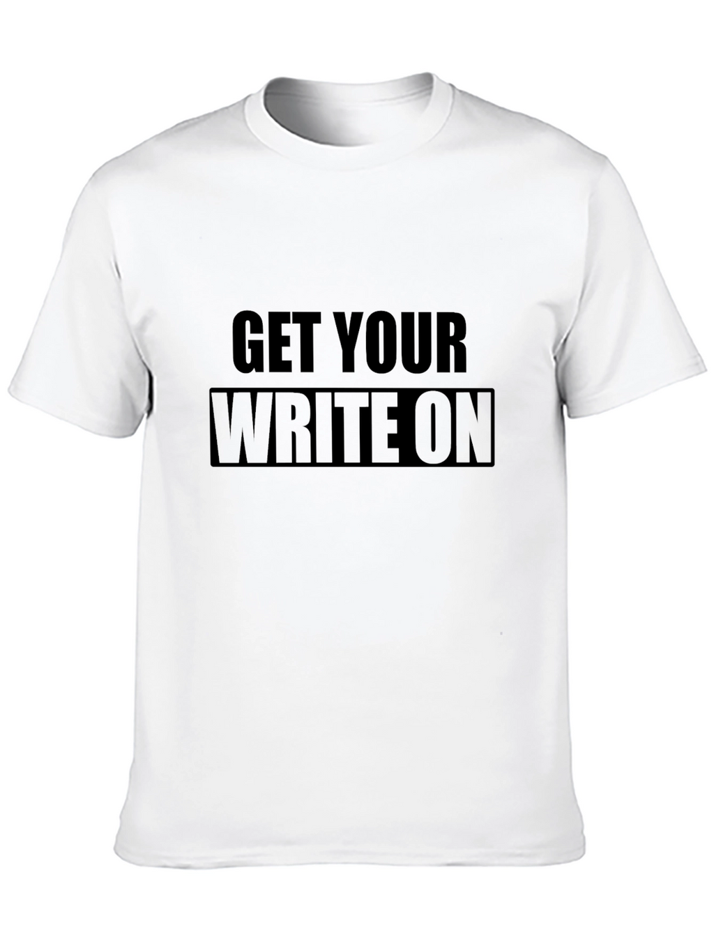 Get Your Write On Black T-Shirt