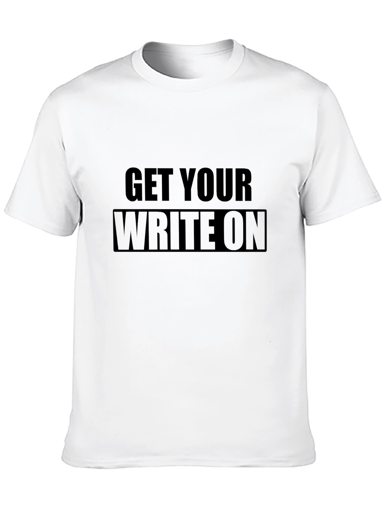 Get Your Write On Black T-Shirt