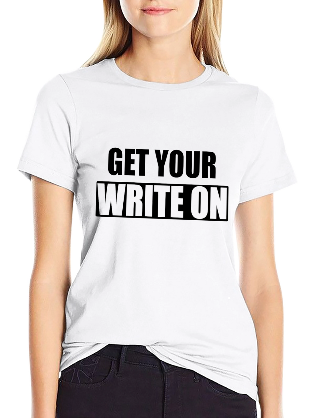 Get Your Write On Black T-Shirt