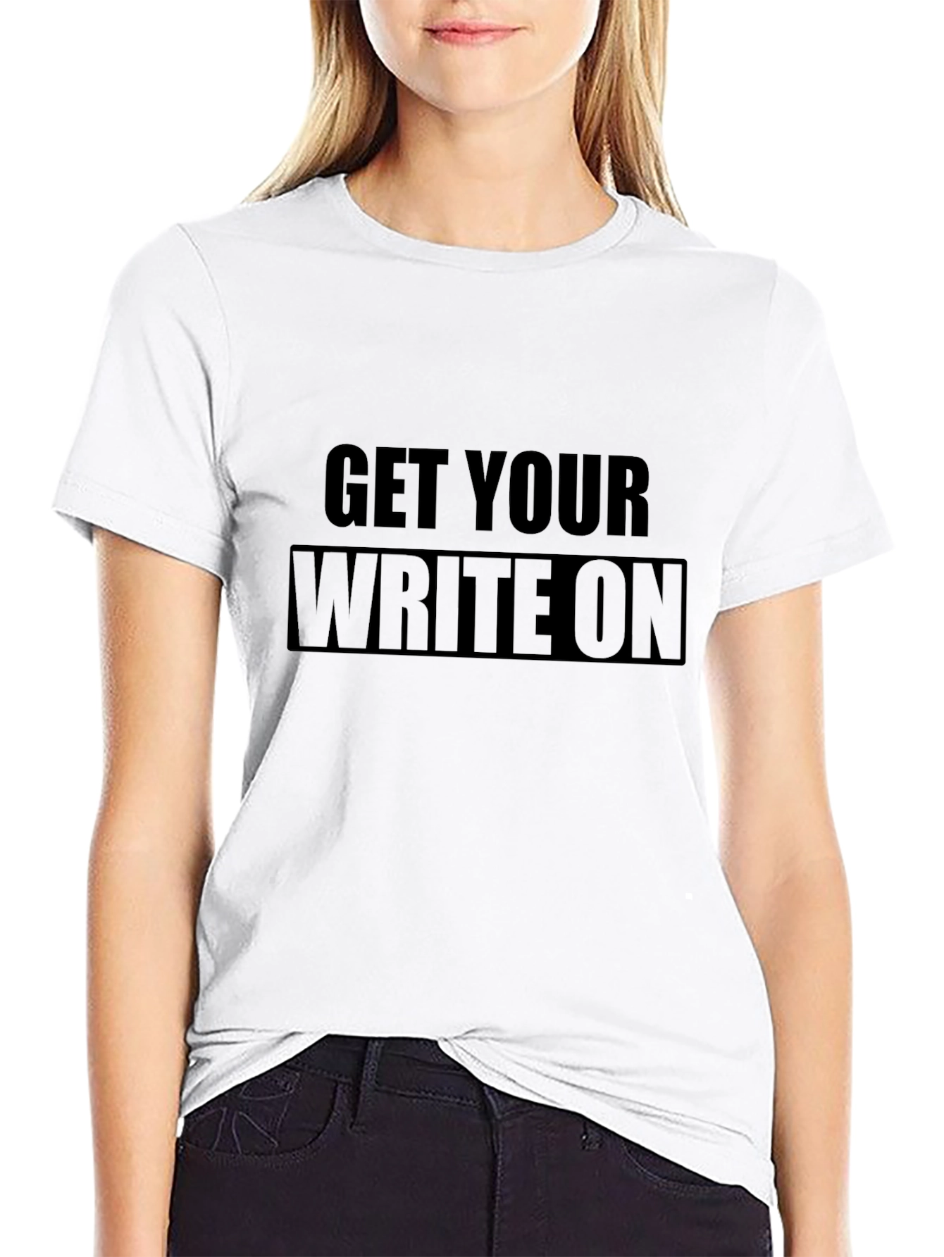 Get Your Write On Black T-Shirt
