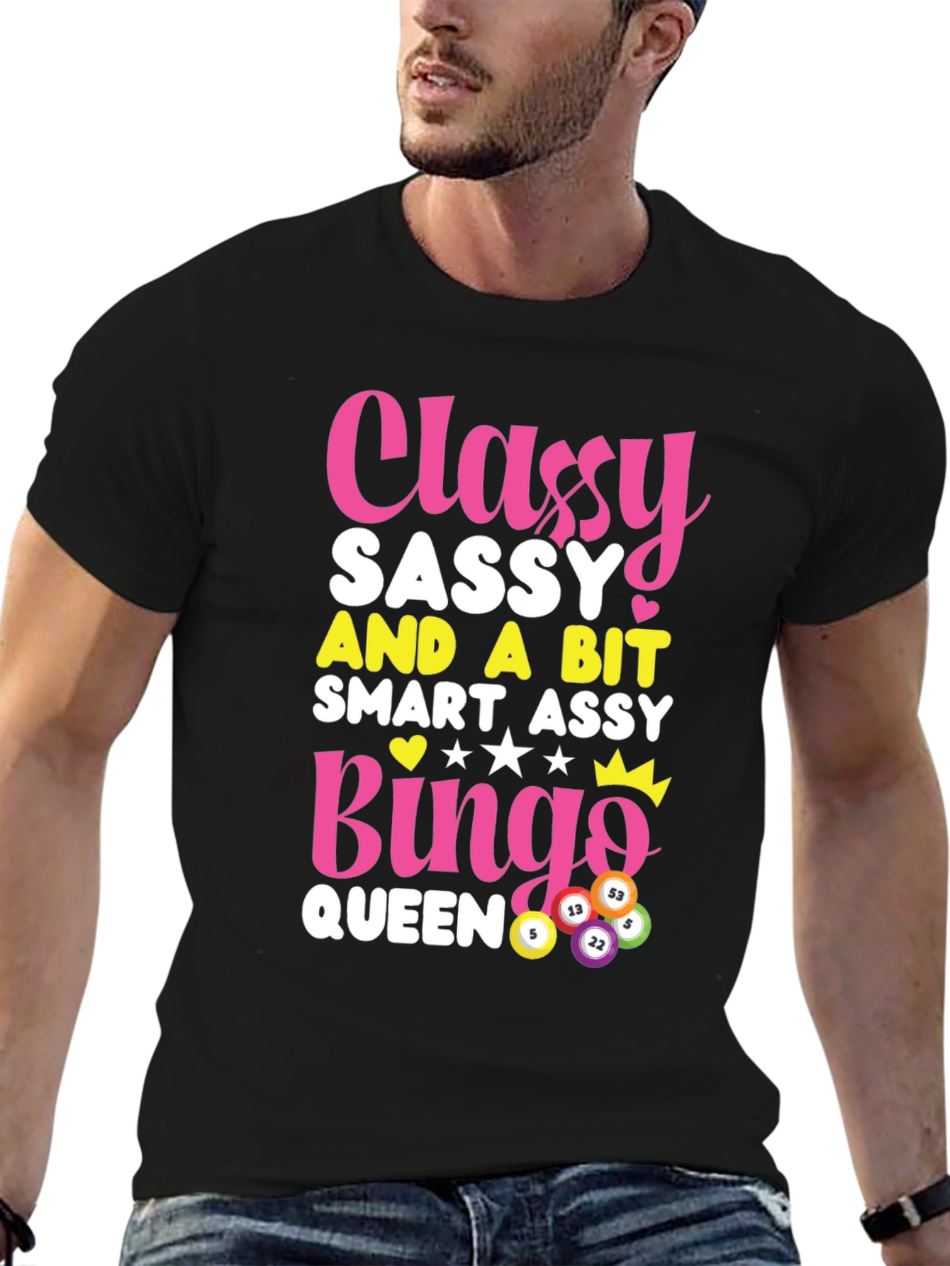 Classy Sassy Bingo Queen Graphic Tee