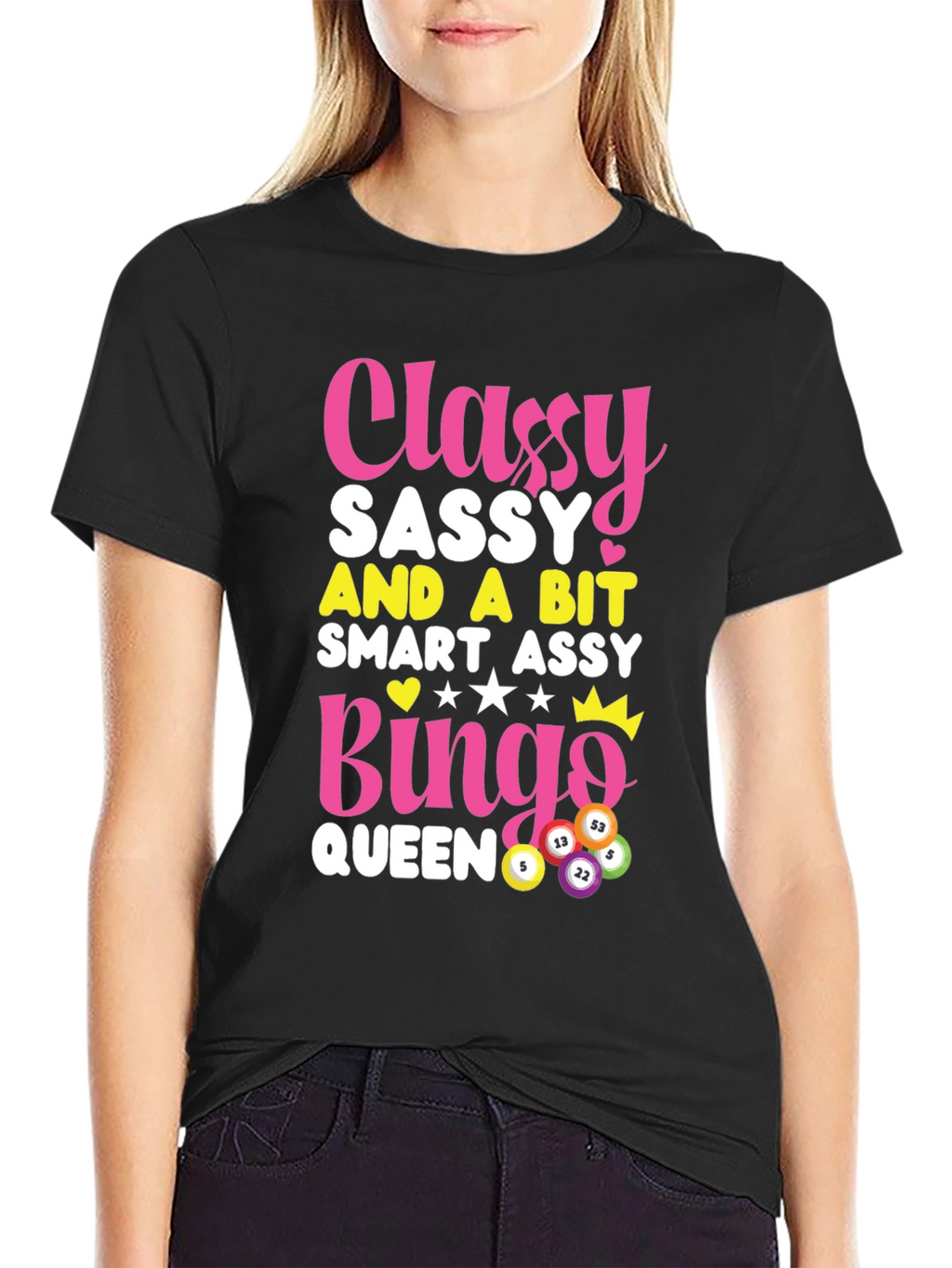Classy Sassy Bingo Queen Graphic Tee