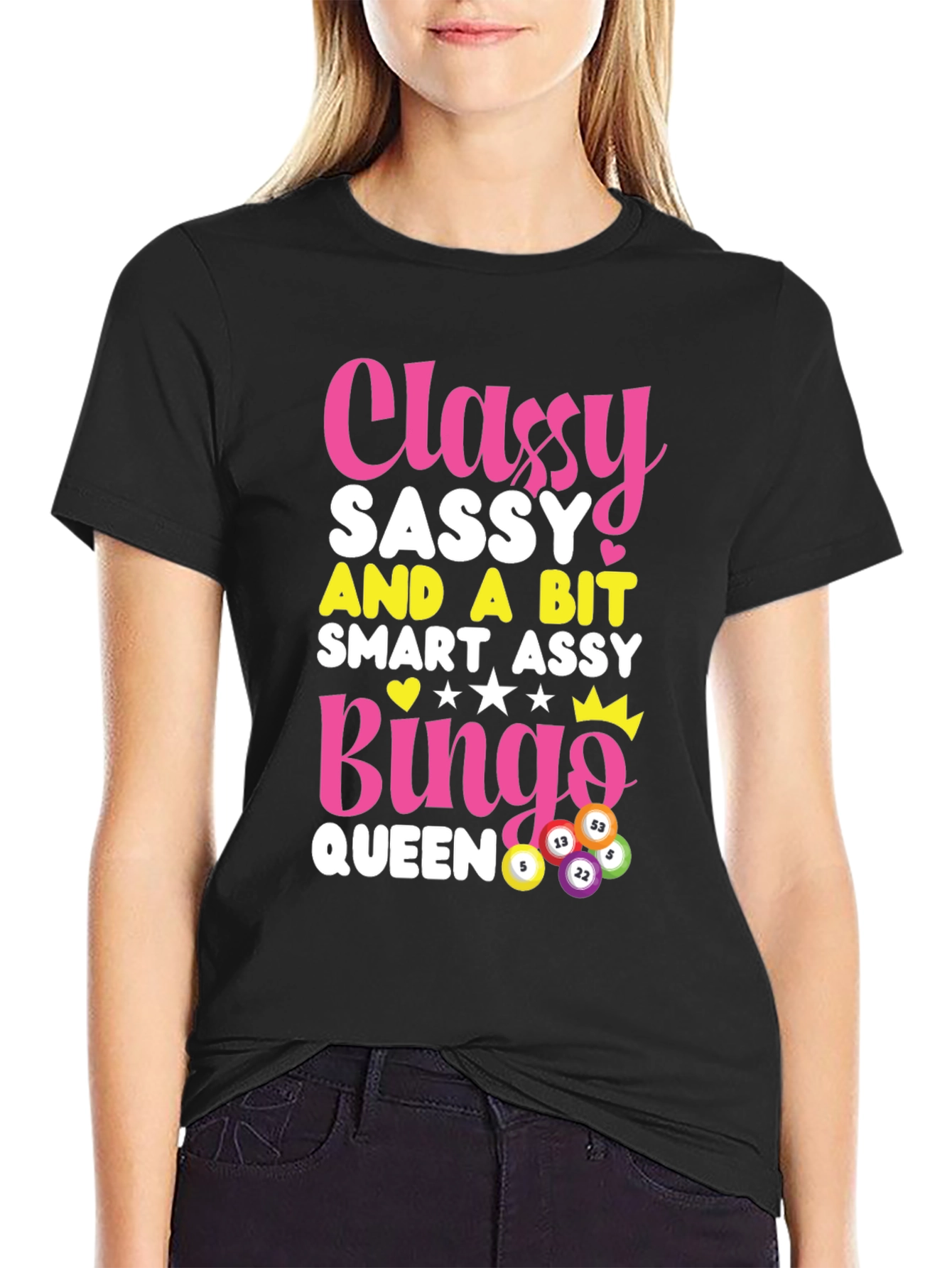 Classy Sassy Bingo Queen Graphic Tee