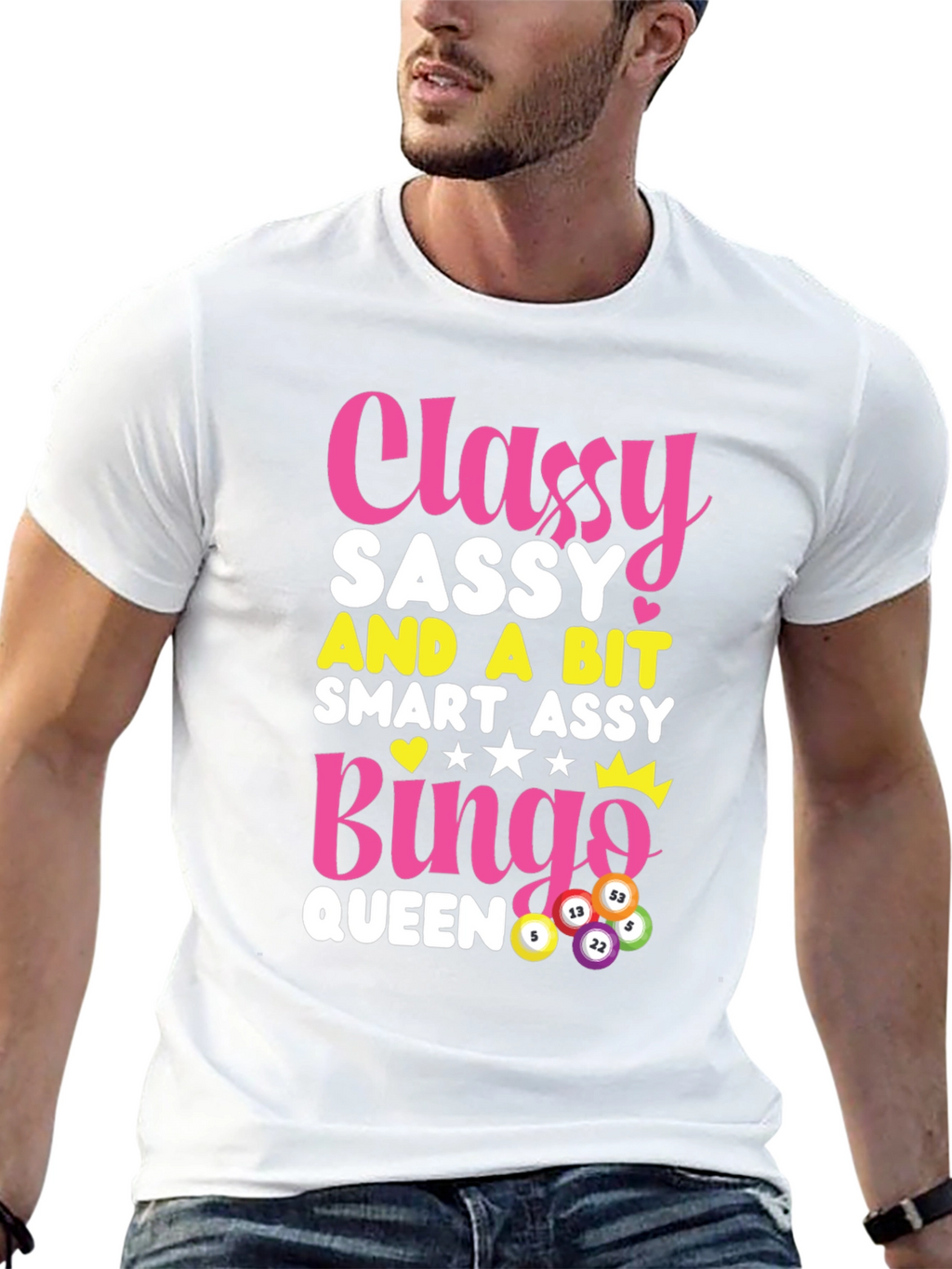 Classy Sassy Bingo Queen Graphic Tee