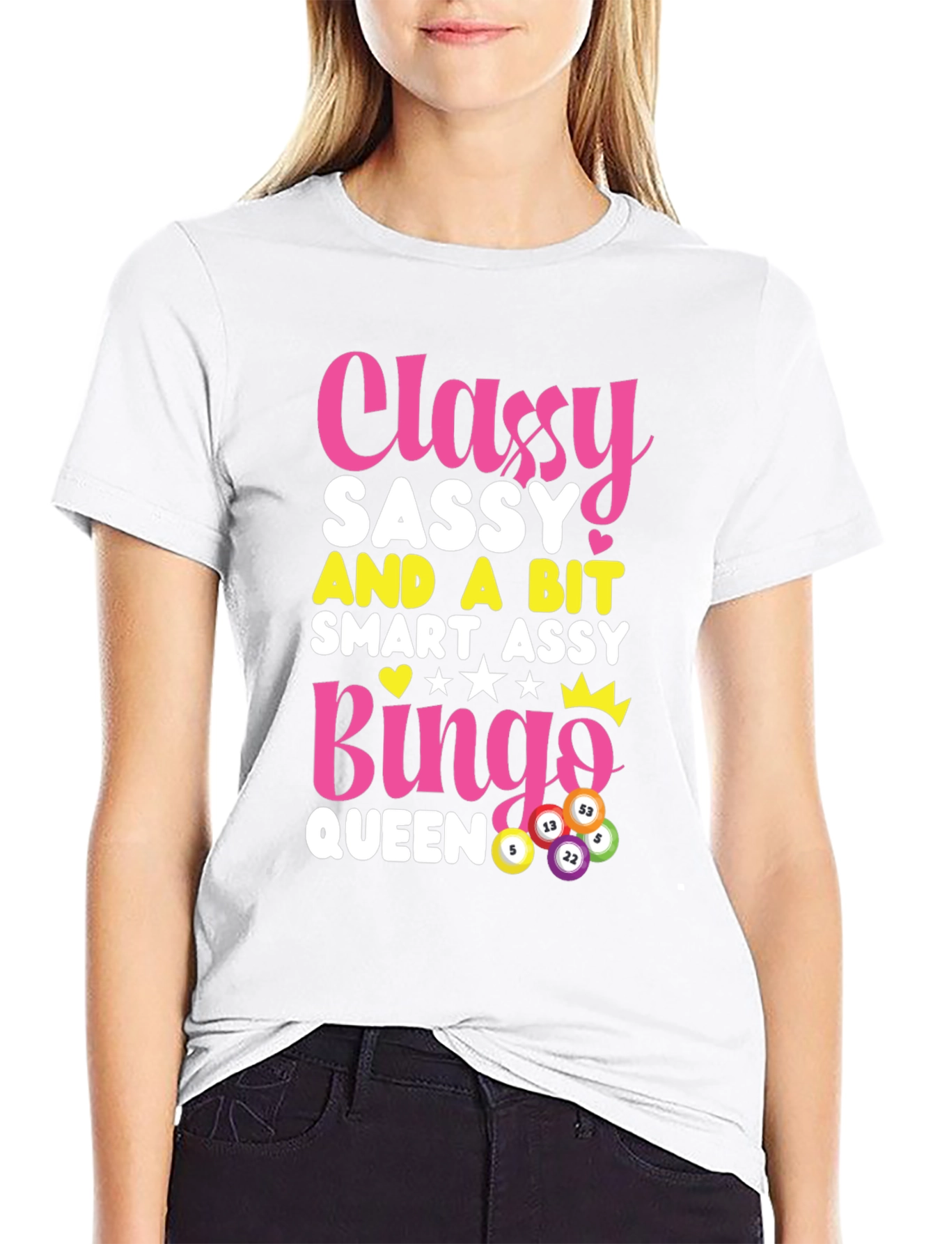 Classy Sassy Bingo Queen Graphic Tee