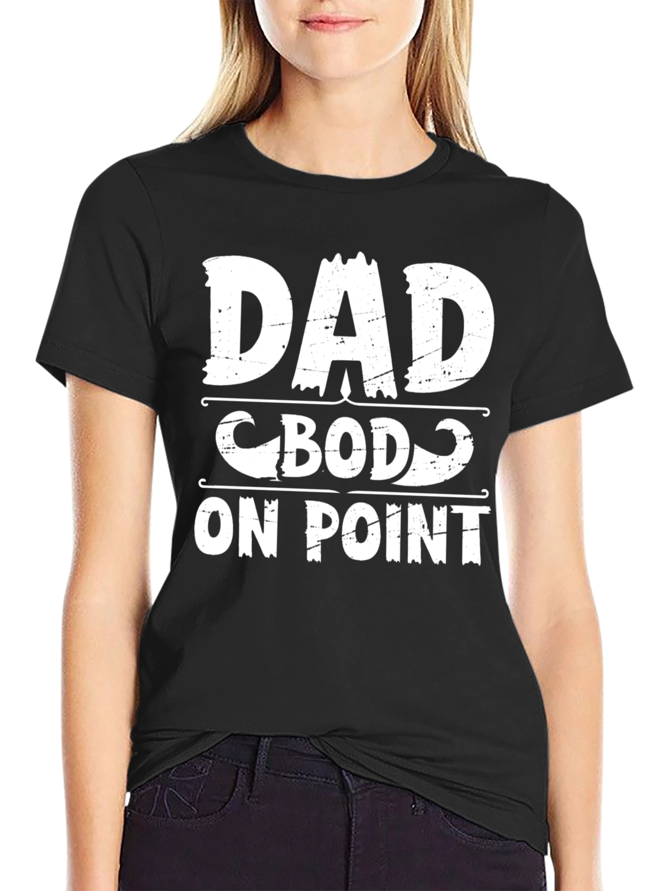 Dad Bod On Point Funny Graphic T-Shirt