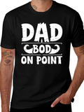 Dad Bod On Point Funny Graphic T-Shirt