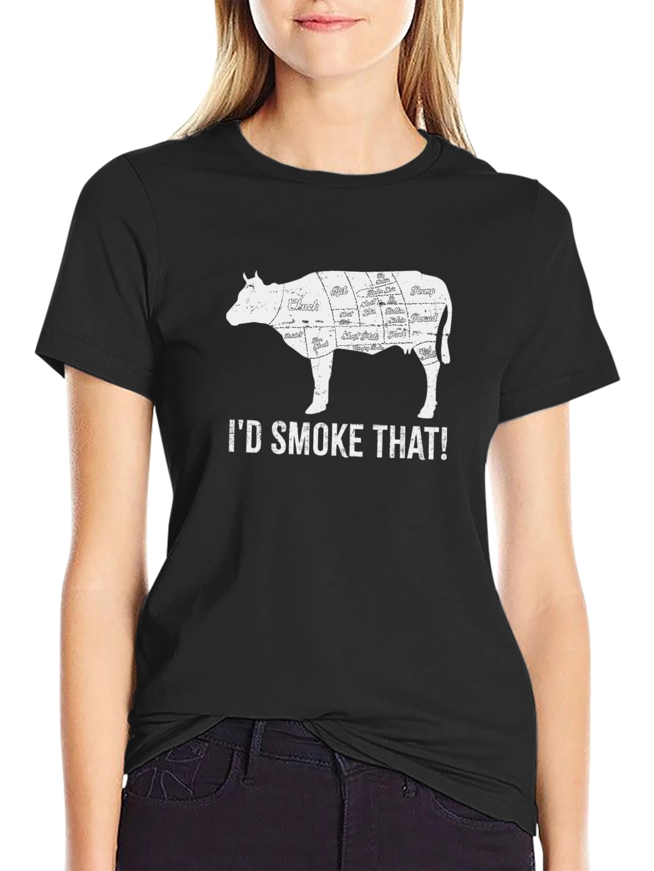 Id Smoke That Cow T-Shirt - BBQ Lovers Tee