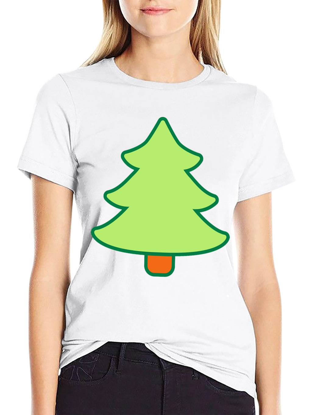 Festive Tree Graphic Tee - Holiday Style