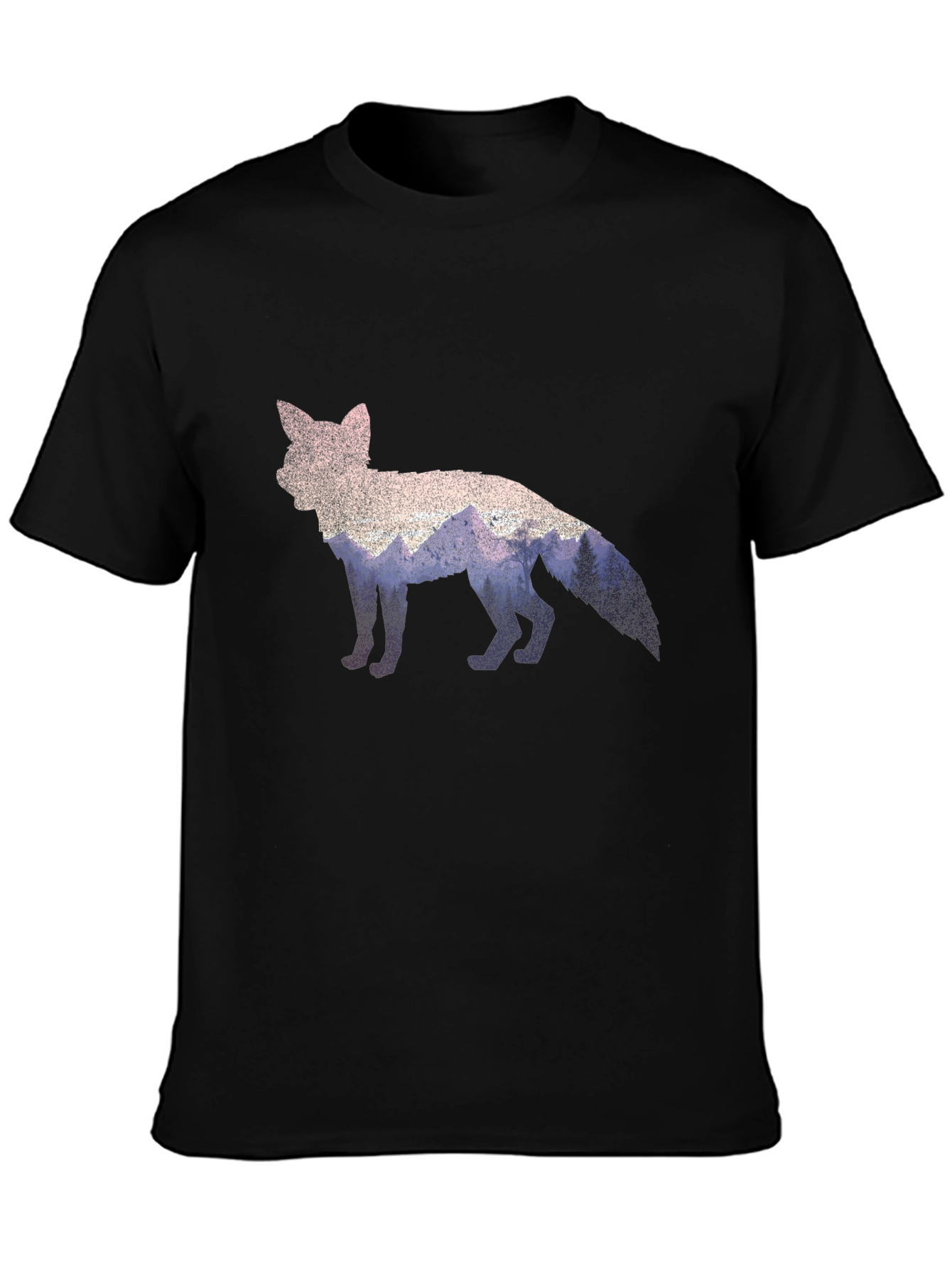 Fox Nature Graphic Black T-Shirt