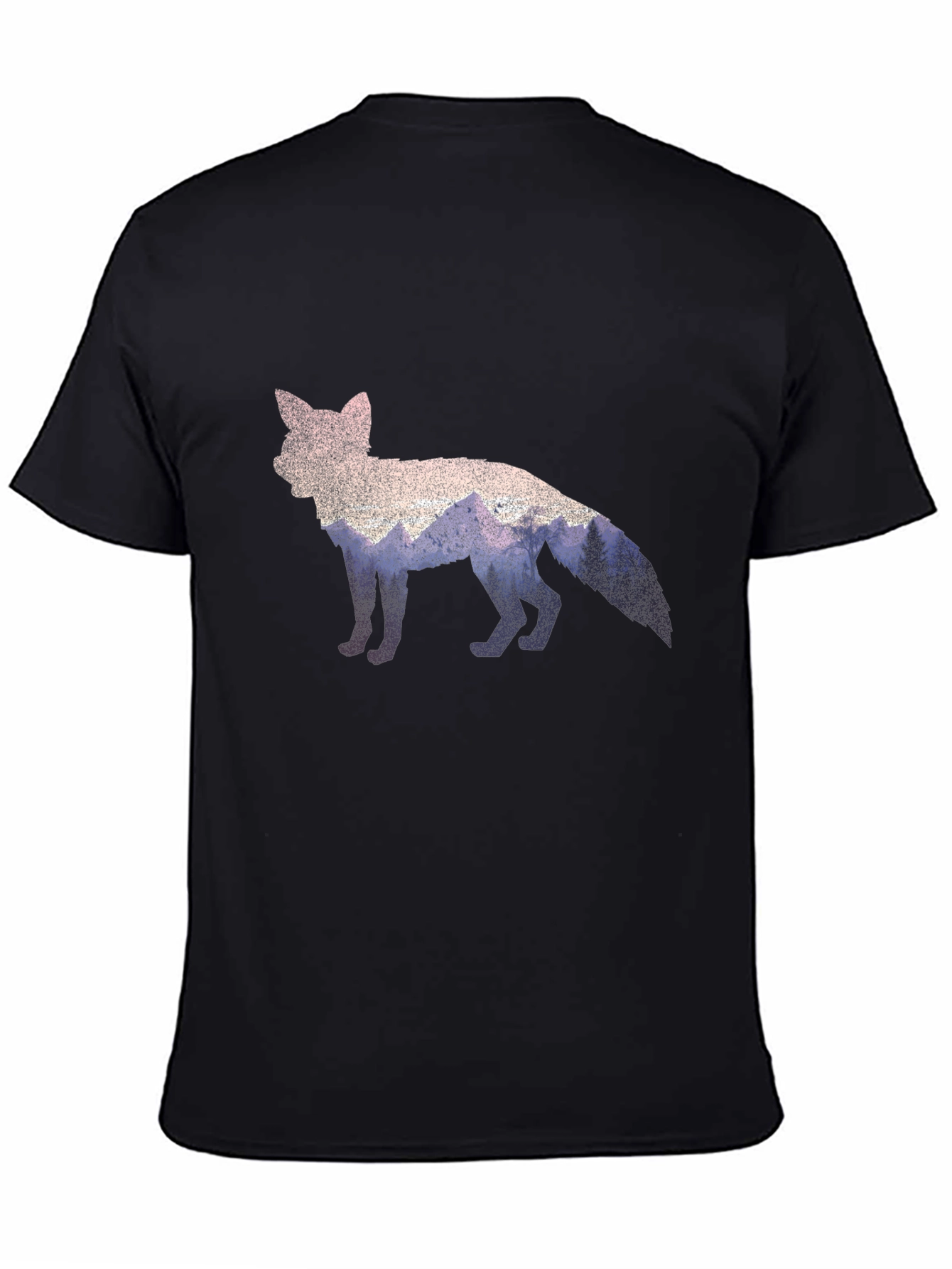 Fox Nature Graphic Black T-Shirt