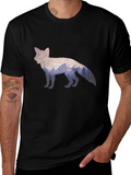 Fox Nature Graphic Black T-Shirt