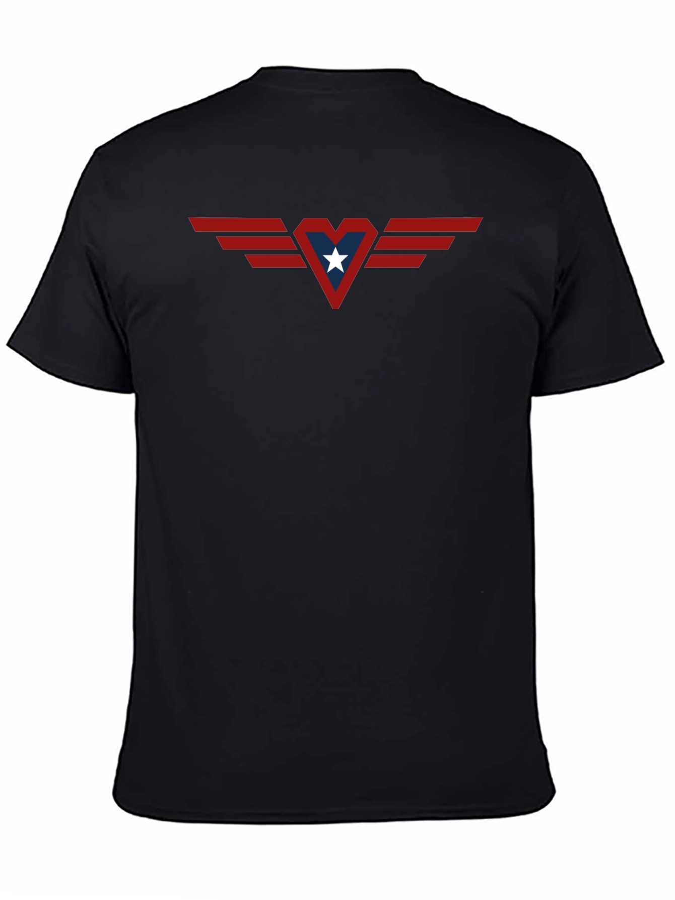 Winged Heart Star Graphic Tee - Modern Style