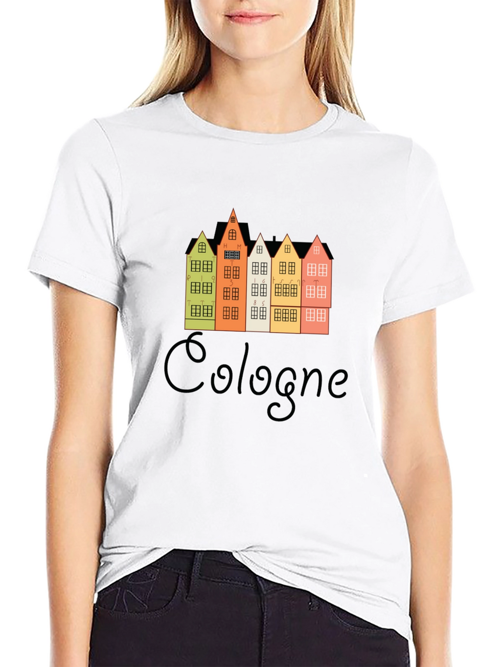 Cologne Germany Buildings Graphic T-Shirt
