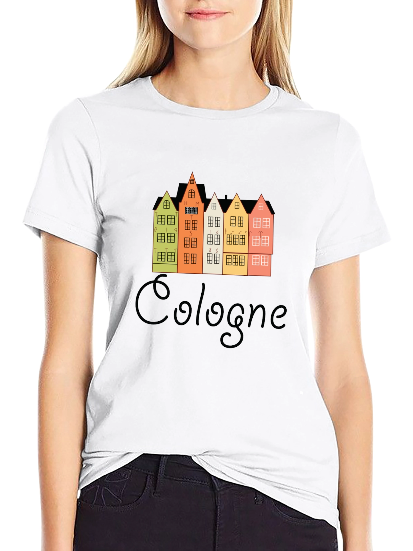 Cologne Germany Buildings Graphic T-Shirt