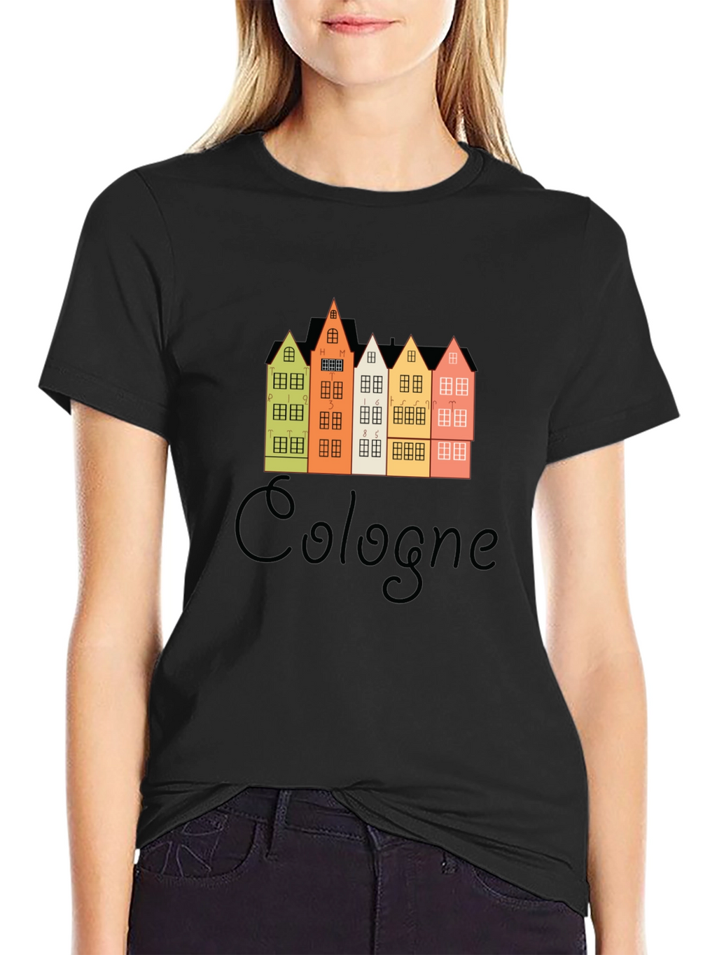 Cologne Germany Buildings Graphic T-Shirt