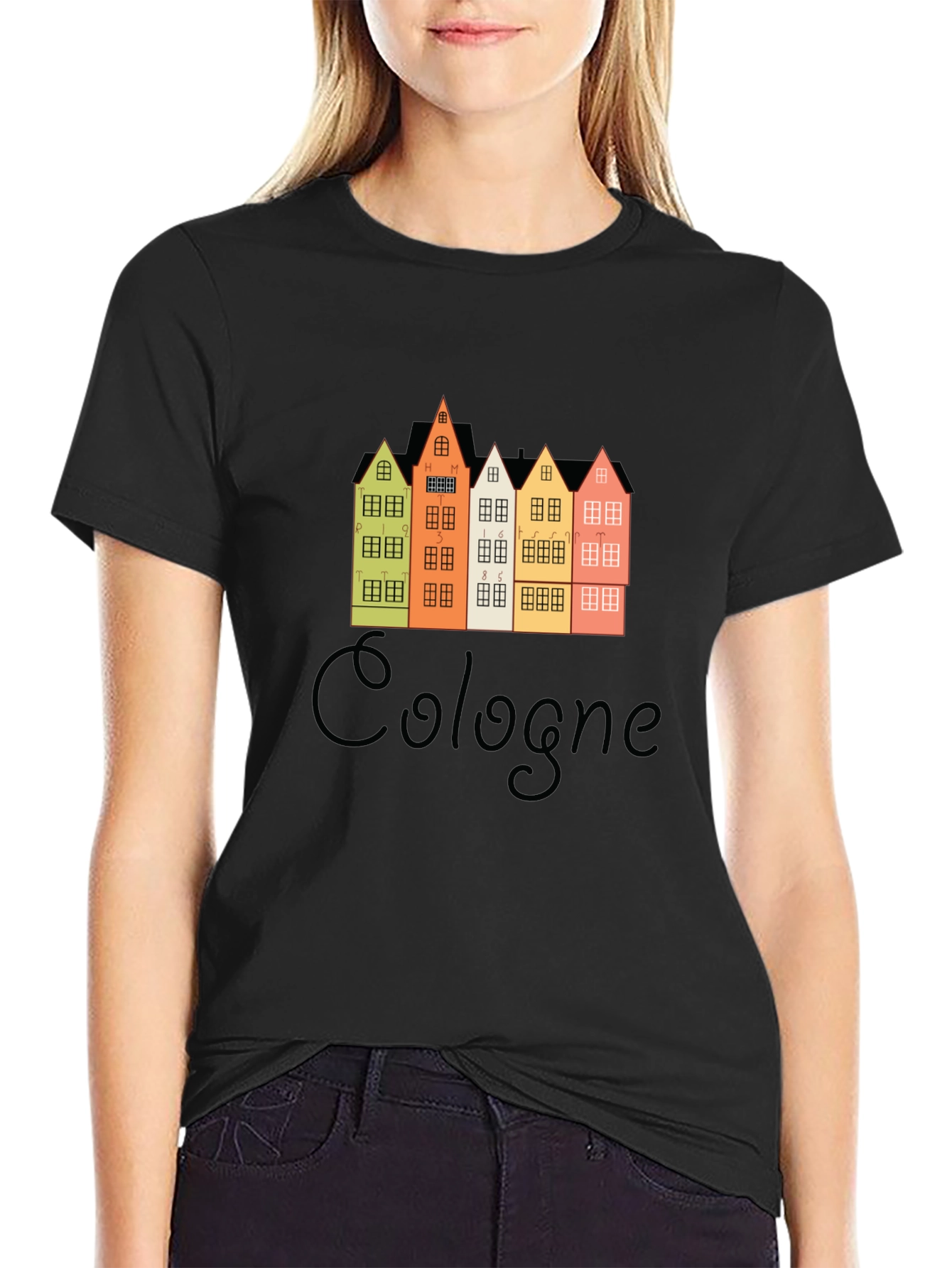 Cologne Germany Buildings Graphic T-Shirt